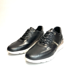 Zapatilla de cuero acordonada Cavatini (39-2402)