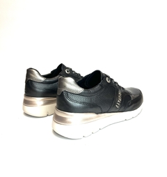 Zapatilla de cuero acordonada Cavatini (39-2402) - Calzados Miguel Angel - Zapatos de cuero