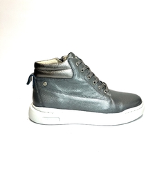 Zapatilla de cuero abotinada Cavatini M (41-1268)