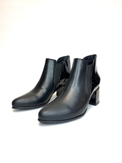 Bota de cuero combinada Micadel (VELVET) - comprar online