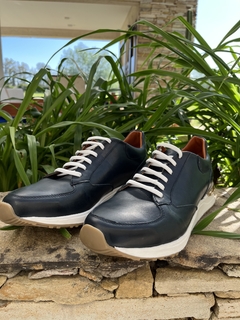 Zapatilla de cuero Talbot (17100) - comprar online