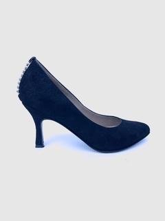 Stiletto de cuero con strass Abel Mingrino (2651) - comprar online