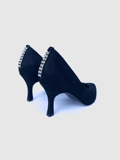 Stiletto de cuero con strass Abel Mingrino (2651) - Calzados Miguel Angel - Zapatos de cuero