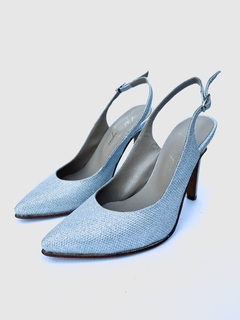 Stiletto de cuero glitter Abel Mingrino (2762) - comprar online