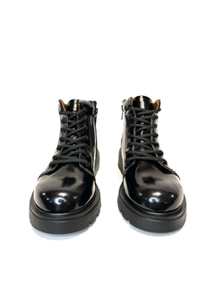 Borcego de cuero charol negro Roble M (3401) en internet