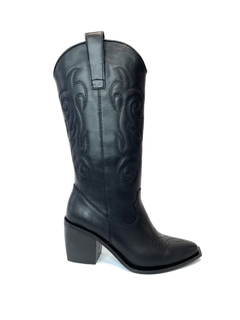 Bota de cuero caña alta Barbieri (23-521) - comprar online