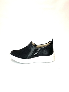 Zapatilla de cuero con lycra Keady (482)