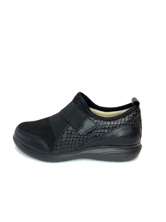 Zapatilla de cuero con lycra Keady (205)