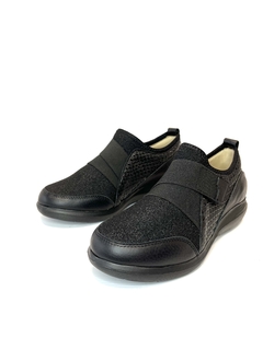 Zapatilla de cuero con lycra Keady (205) - comprar online