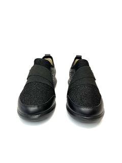 Zapatilla de cuero con lycra Keady (205) en internet