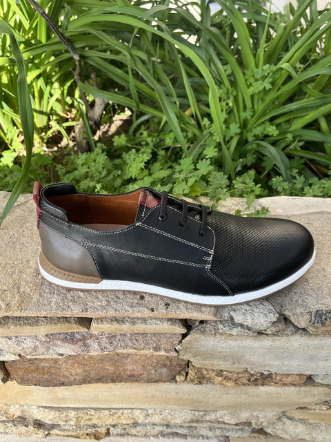 Nautico de cuero acordonado Franco Pasotti (Napoli)