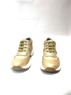Zapatilla de cuero con strass Gina Ferrari (901) - comprar online