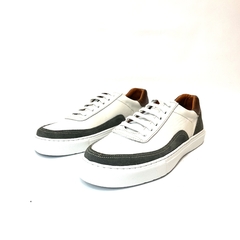 Zapatilla acordonada de cuero Perissinotto H (5006)