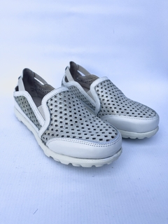 Pancha de cuero calada Penelope (917) - comprar online