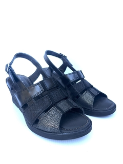 Sandalia de cuero combinada Penelope (978)