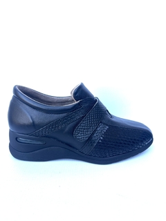 Zapato de cuero con abrojo Keady (6672)