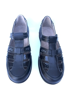 Franciscana de cuero con abrojo Keady (80) - Calzados Miguel Angel - Zapatos de cuero