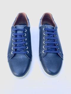 Zapatilla de cuero acordonada Perissinotto H (5005) - comprar online