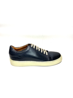 Zapatilla de cuero acordonada TALBOT (28102)