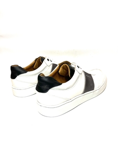 Zapatilla de cuero acordonada FRANCO PASOTTI (PIER) - Calzados Miguel Angel - Zapatos de cuero