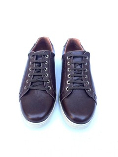 Zapatilla de cuero con cordones Perissinotto H (5005) en internet