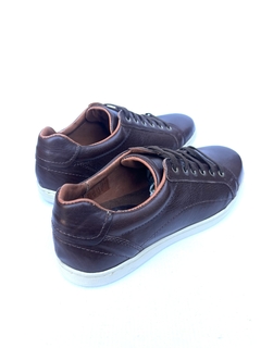 Zapatilla de cuero con cordones Perissinotto H (5005) - Calzados Miguel Angel - Zapatos de cuero