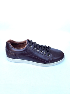 Zapatilla de cuero con cordones Perissinotto H (5005) - comprar online