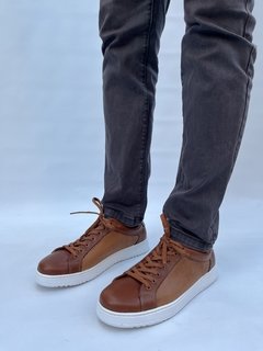 Zapatilla de cuero Palma (980)
