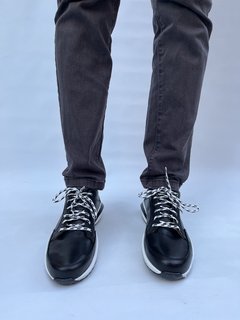 Zapatilla de cuero Talbot (56001) - tienda online