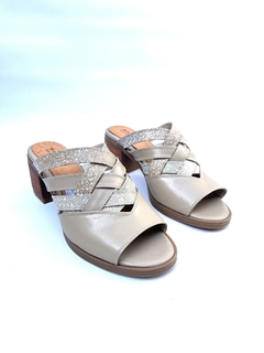 Chinela de cuero entrelazada Madero (1300) - comprar online