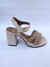 Sandalia de cuero con glitter Micadel (Reina)