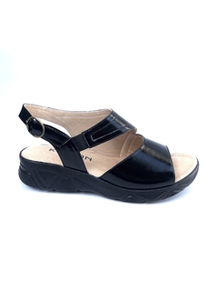 Sandalia de cuero charol Kalel (308) - comprar online