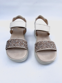 Sandalia de cuero con glitter Gina Ferrari (2111) en internet