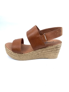Sandalia de cuero con plataforma Fussbett (1310) - comprar online
