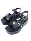 Sandalia de cuero con tachas Gravagna (5150)
