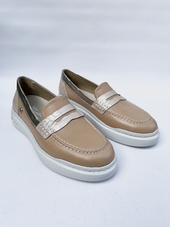 Mocasín de cuero con vincha Cavatini M (39-1203)