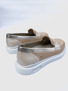 Mocasín de cuero con vincha Cavatini M (39-1203) - Calzados Miguel Angel - Zapatos de cuero