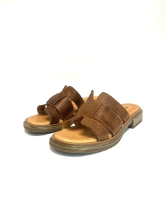 Chinela de cuero Fussbett (2206)