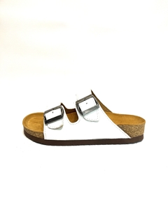 Chinela de cuero Fussbett (6438)
