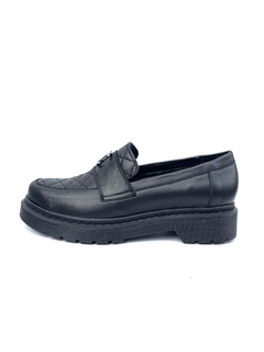 Mocasín de cuero con hebilla Barbieri (22-115) - comprar online