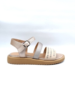 Sandalia de cuero con tachas Barbieri (20-204)