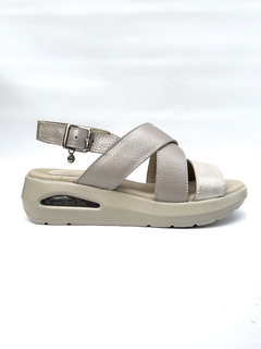 Sandalia de cuero con capsula Cavatini (58-1861) - comprar online
