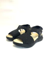 Sandalia de cuero y lycra Keady (7010)