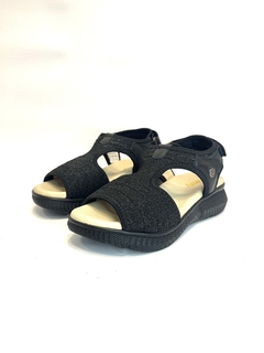 Sandalia de cuero y lycra Keady (7010)