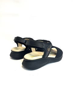 Sandalia de cuero y lycra Keady (7010) - Calzados Miguel Angel - Zapatos de cuero