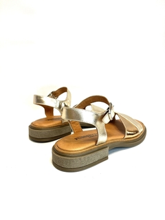 Sandalia de cuero Fussbett (2219f) - Calzados Miguel Angel - Zapatos de cuero