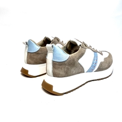 Zapatilla de cuero Valeria Mazza (v151) en internet
