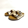 Chinela de cuero Fussbett (6438f)