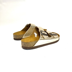 Chinela de cuero Fussbett (6438f) - Calzados Miguel Angel - Zapatos de cuero