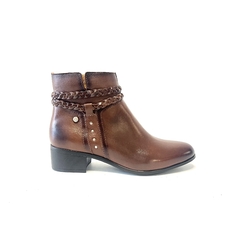 Bota de cuero Cavatini (42-3190) castagno - comprar online